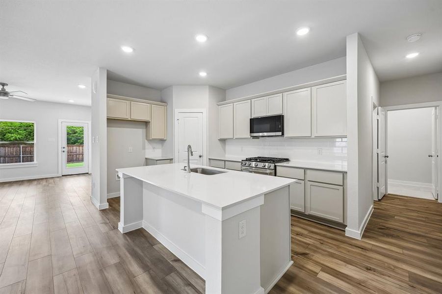 Furnished interior view inside a new home in Overland Grove, Forney (Image 9).
