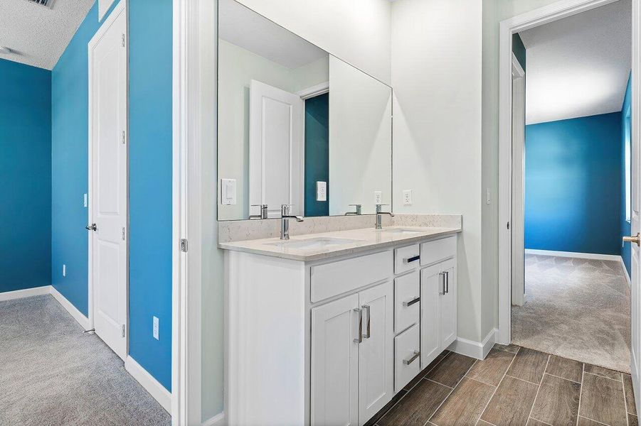 Furnished interior view inside a new home in , Loxahatchee (Image 33).