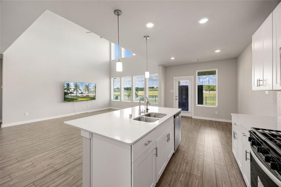 Furnished interior view inside a new home in , Rosenberg (Image 9). Furnished interior view inside a new home in , Rosenberg (Image 9).