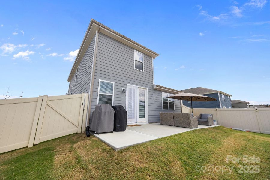 Exterior details and patio area of a home in The Meadows at Asbury Ridge, York (Image 27). Exterior details and patio area of a home in The Meadows at Asbury Ridge, York (Image 27).