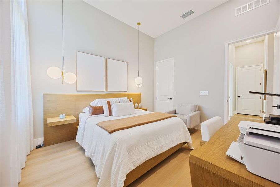 Furnished interior view inside a new home in Avalon Ridge, Winter Garden (Image 42).