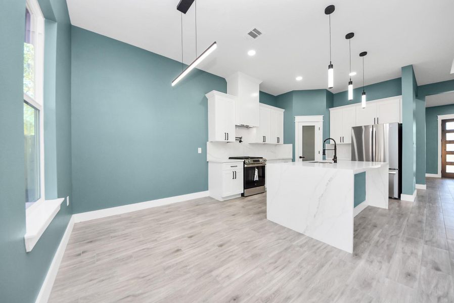 Furnished interior view inside a new home in , Pasadena (Image 5).