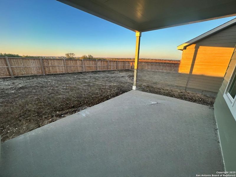 Exterior details and patio area of a home in The Arbors at the Wilder, Adkins (Image 3). Exterior details and patio area of a home in The Arbors at the Wilder, Adkins (Image 3).