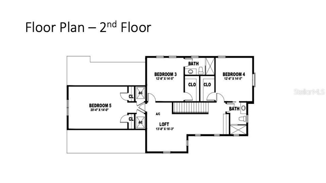 2D floor plan layout of this home in , Orlando, FL (Image 5). 2D floor plan layout of this home in , Orlando, FL (Image 5).