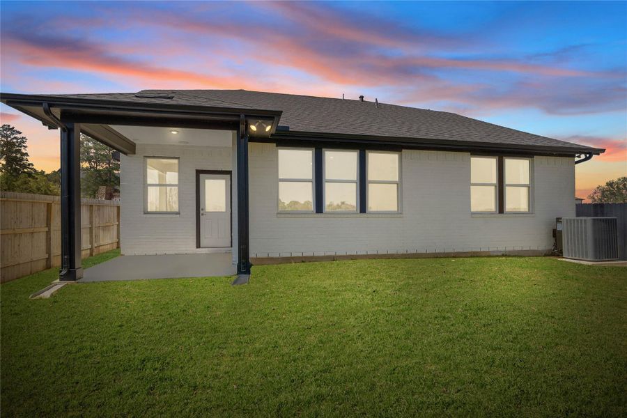 Exterior details and patio area of a home in Montgomery Ridge, Montgomery (Image 4). Exterior details and patio area of a home in Montgomery Ridge, Montgomery (Image 4).