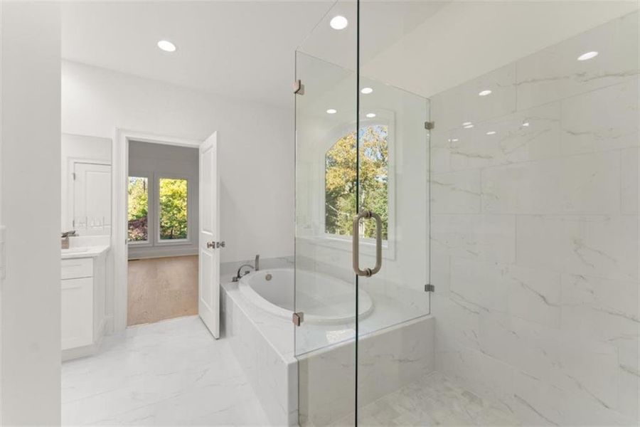 Furnished interior view inside a new home in , Cleveland (Image 16).