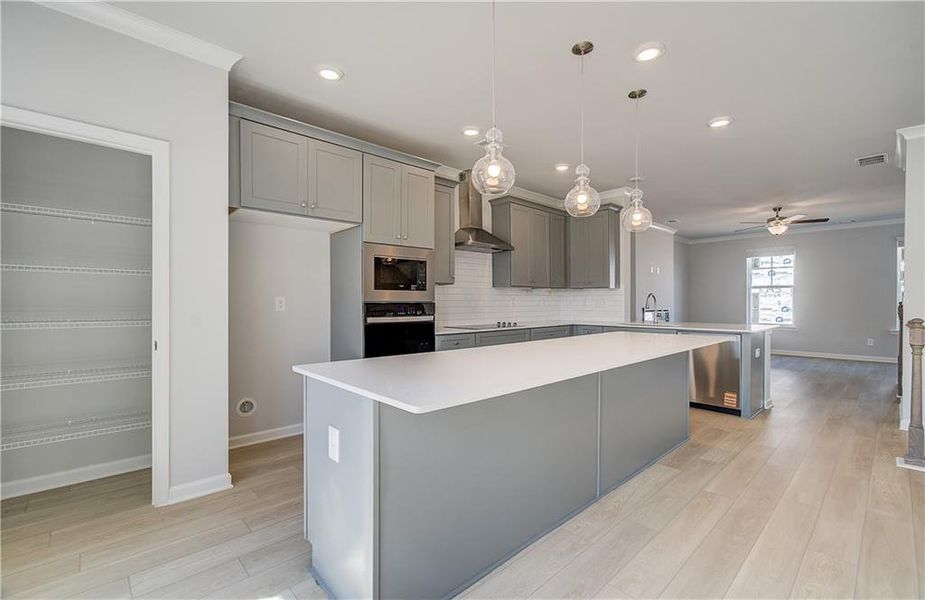 Furnished interior view inside a new home in Silverock, McDonough (Image 7).