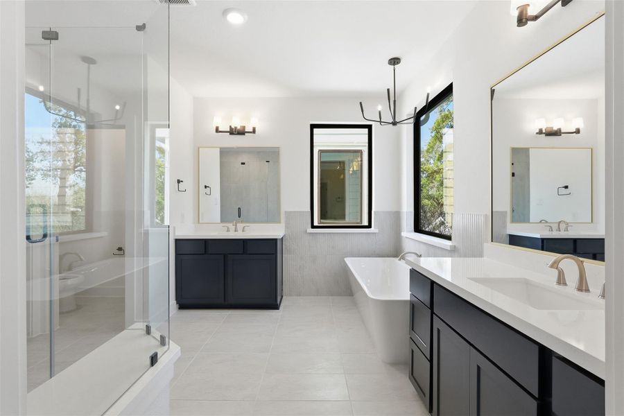 Furnished interior view inside a new home in Caywood Place, Houston (Image 13).