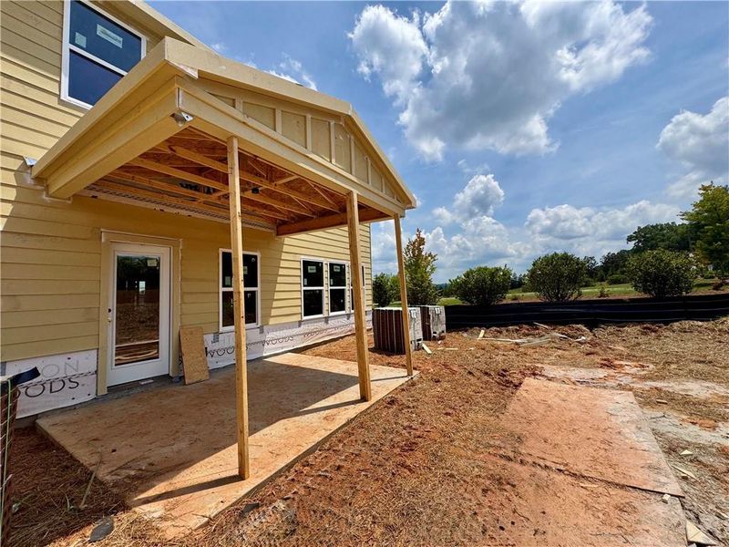 In-progress construction of a new home in Eastlyn Crossing, Flowery Branch, GA (Image 18). In-progress construction of a new home in Eastlyn Crossing, Flowery Branch, GA (Image 18).