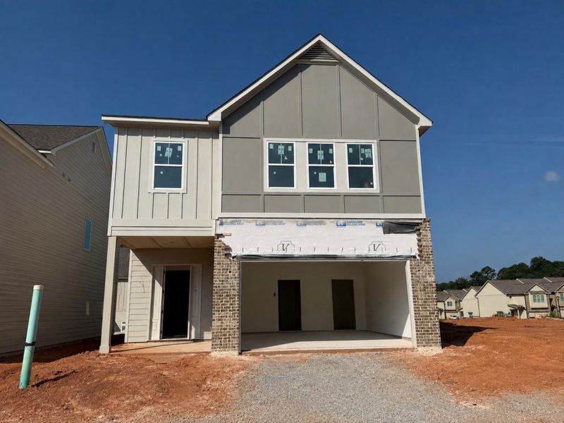 In-progress construction of a new home in The Preserve at Killian Hill, Lilburn, GA (Image 19).