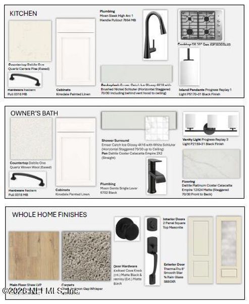 Sample of building materials used in homes in , Yulee (Image 3).