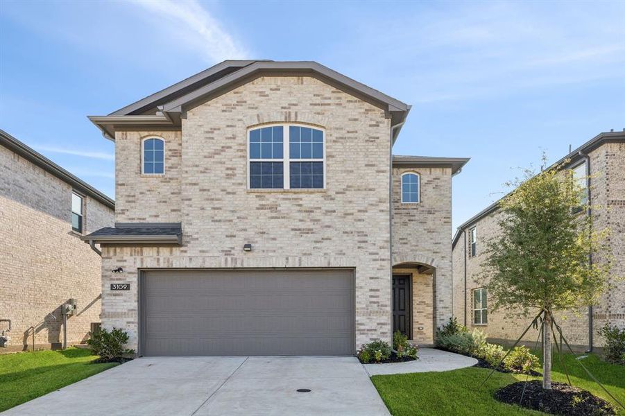 Front exterior of a new home in Sicily, Princeton, TX, highlighting curb appeal (Image 1). Front exterior of a new home in Sicily, Princeton, TX, highlighting curb appeal (Image 1).