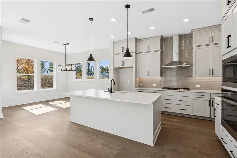 Furnished interior view inside a new home in Settingdown Farms, Cumming (Image 5).