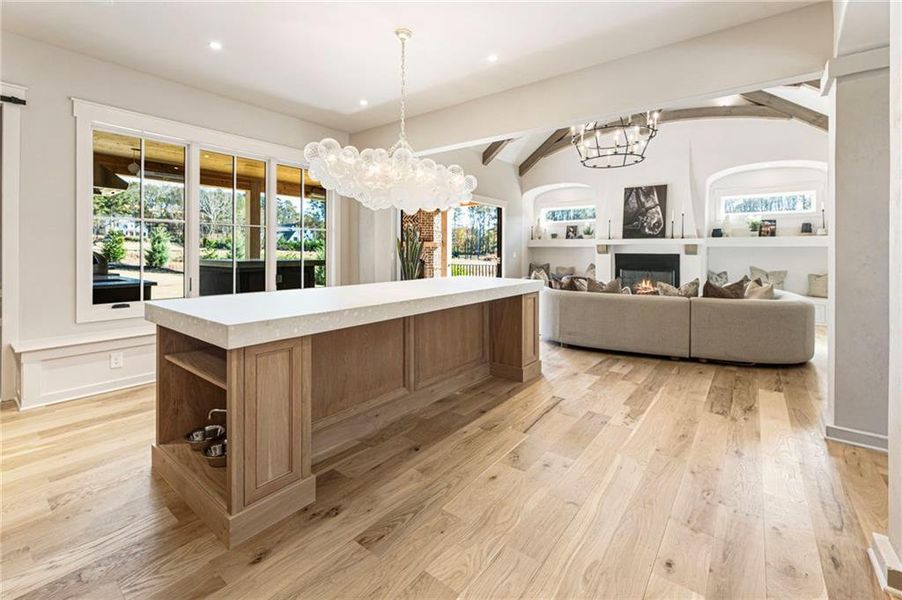 Furnished interior view inside a new home in , Alpharetta (Image 67).