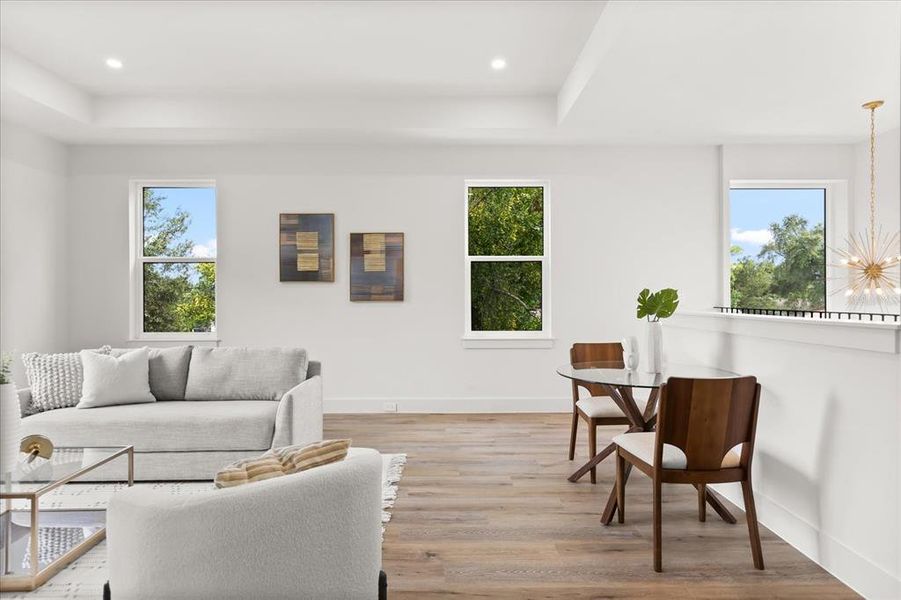 Furnished interior view inside a new home in , Orlando (Image 12). Furnished interior view inside a new home in , Orlando (Image 12).