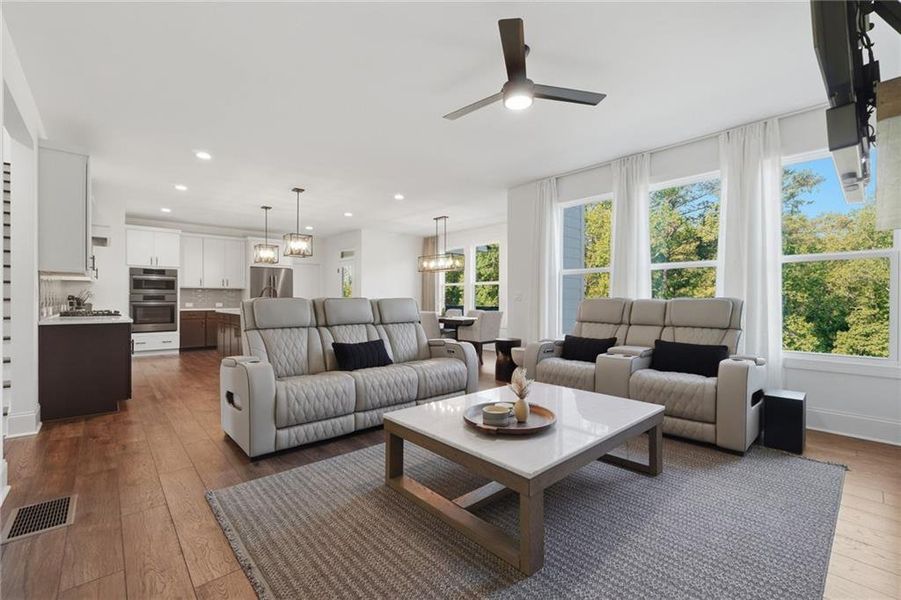 Furnished interior view inside a new home in , Woodstock (Image 9).