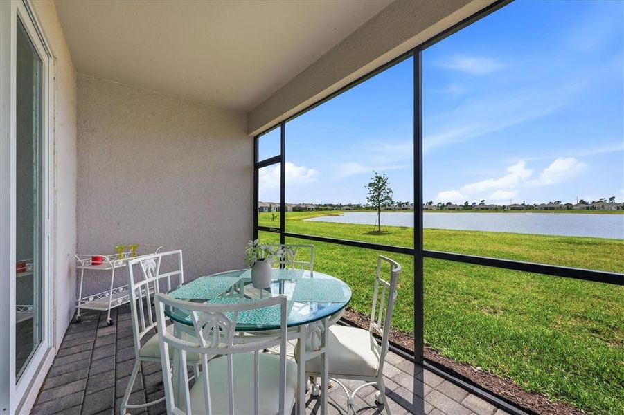 Exterior details and patio area of a home in , Englewood (Image 23).