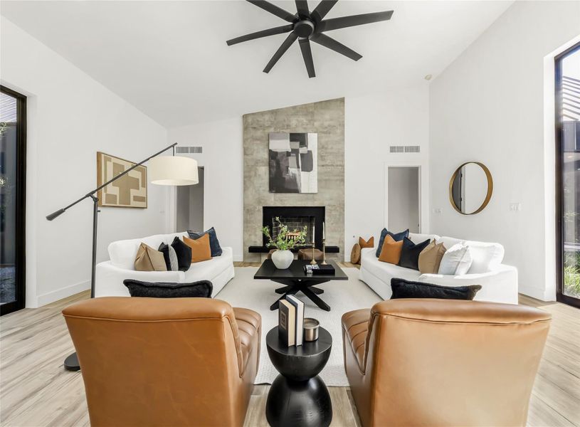 Furnished interior view inside a new home in , College Station (Image 39).
