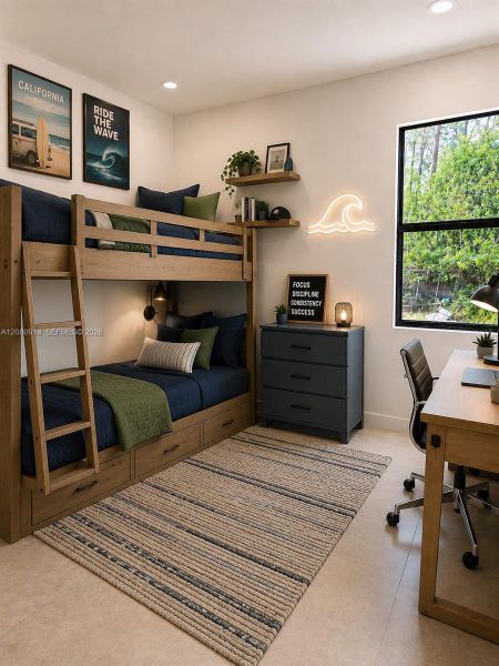 Furnished interior view inside a new home in , Lehigh Acres (Image 10).