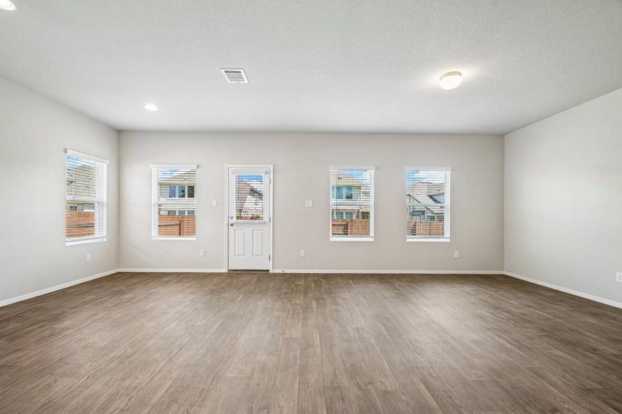 Spacious, unfurnished interior of a new home in Oaks at San Gabriel, Georgetown (Image 12). Spacious, unfurnished interior of a new home in Oaks at San Gabriel, Georgetown (Image 12).