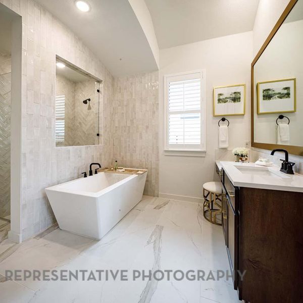 Furnished interior view inside a new home in Broken Oak, Georgetown (Image 32). Furnished interior view inside a new home in Broken Oak, Georgetown (Image 32).