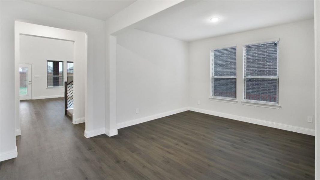 Spacious, unfurnished interior of a new home in The Landing at Hidden Lakes, McKinney (Image 12).