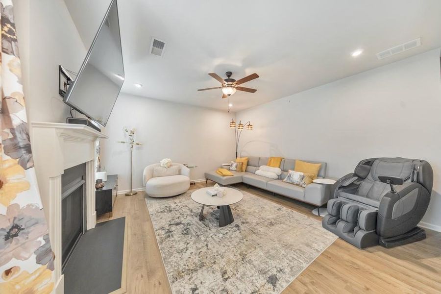 Furnished interior view inside a new home in , Powder Springs (Image 36).