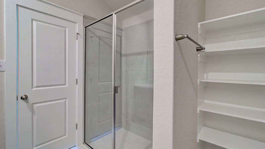 Furnished interior in a model home at Westridge - Landmark in San Antonio (Image 47).