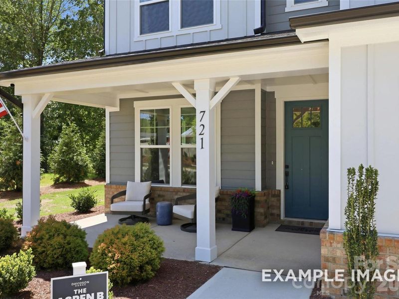 Exterior details and patio area of a home in Windgate, Mooresville (Image 4).