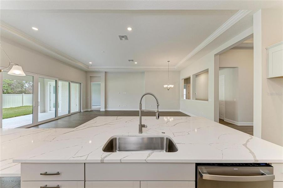 Close-up of interior finishes inside a home in Crosswind Point, Parrish (Image 16).