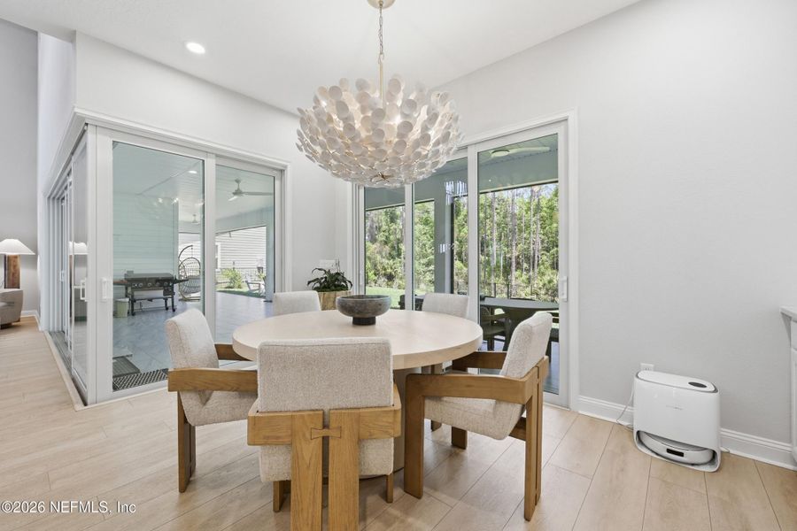 Furnished interior view inside a new home in , Ponte Vedra (Image 57).
