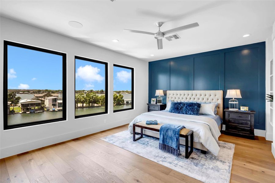 Furnished interior view inside a new home in , Marble Falls (Image 12).