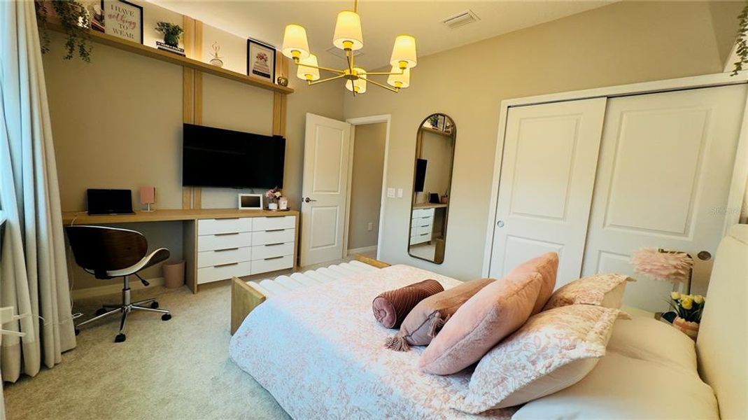 Furnished interior view inside a new home in Harvest at Ovation, Winter Garden (Image 50).