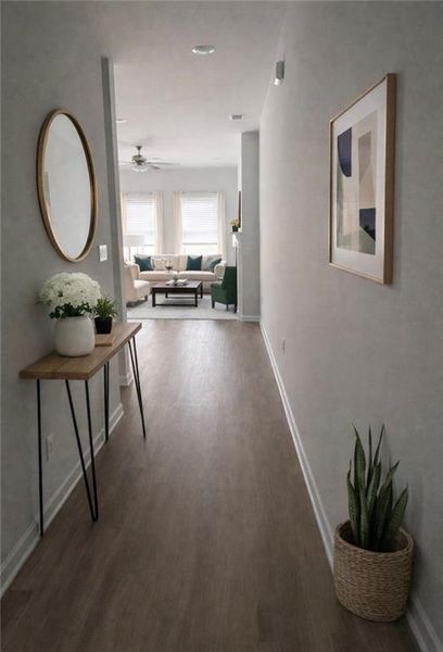 Furnished interior view inside a new home in Creekside Village, Lithonia (Image 8).