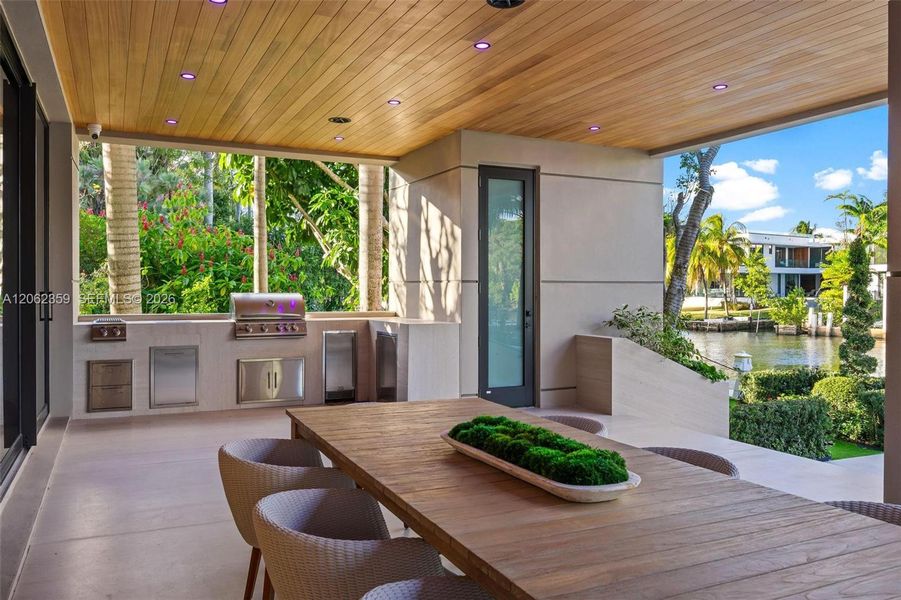 Exterior details and patio area of a home in , Miami (Image 26). Exterior details and patio area of a home in , Miami (Image 26).