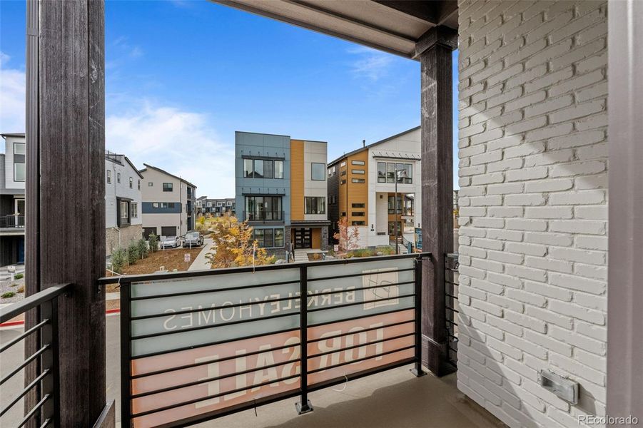 Exterior details and patio area of a home in Baseline, Broomfield (Image 27).
