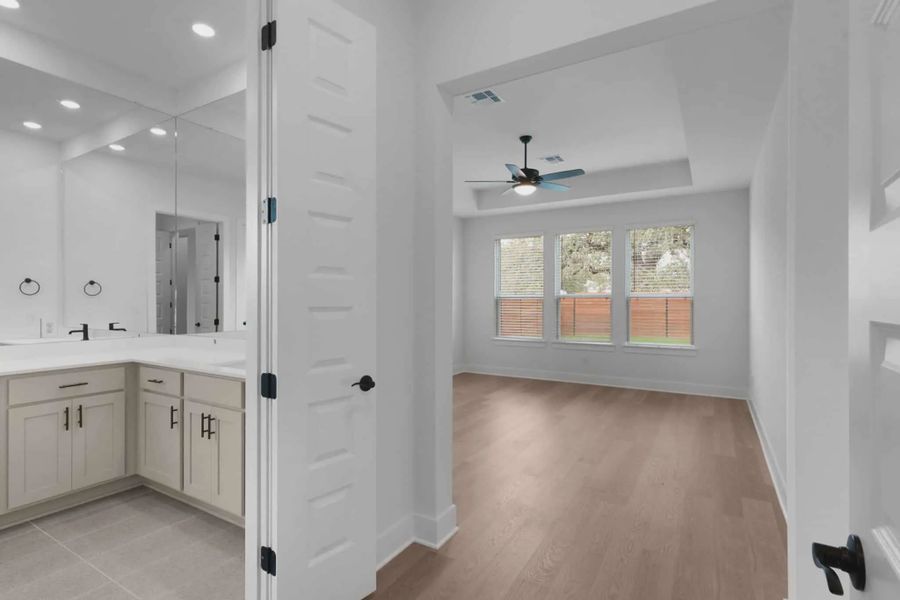 Representative furnished interior of a home built from the Hudson by Chesmar Homes in Newhaven, Manor (Image 11). Representative furnished interior of a home built from the Hudson by Chesmar Homes in Newhaven, Manor (Image 11).