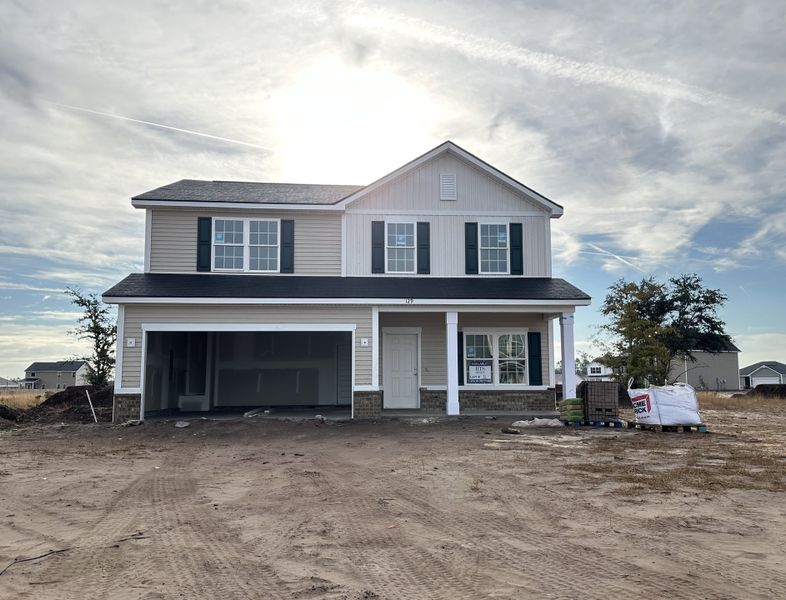 In-progress construction of a new home in The Village at Sassafras, Allenhurst, GA (Image 4). In-progress construction of a new home in The Village at Sassafras, Allenhurst, GA (Image 4).