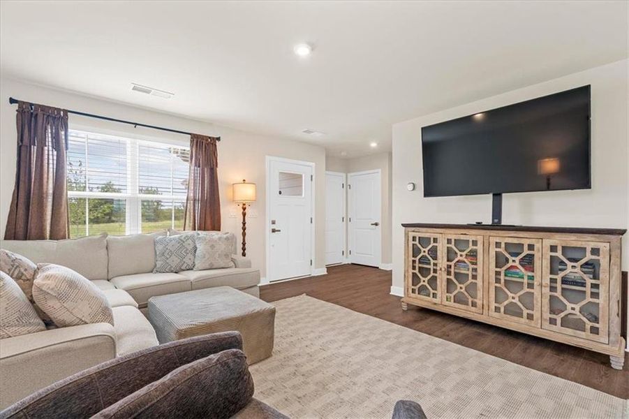 Furnished interior view inside a new home in , Calhoun (Image 11). Furnished interior view inside a new home in , Calhoun (Image 11).
