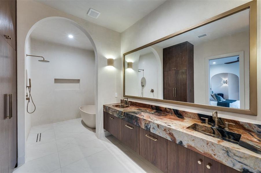 Furnished interior view inside a new home in , Dallas (Image 11). Furnished interior view inside a new home in , Dallas (Image 11).