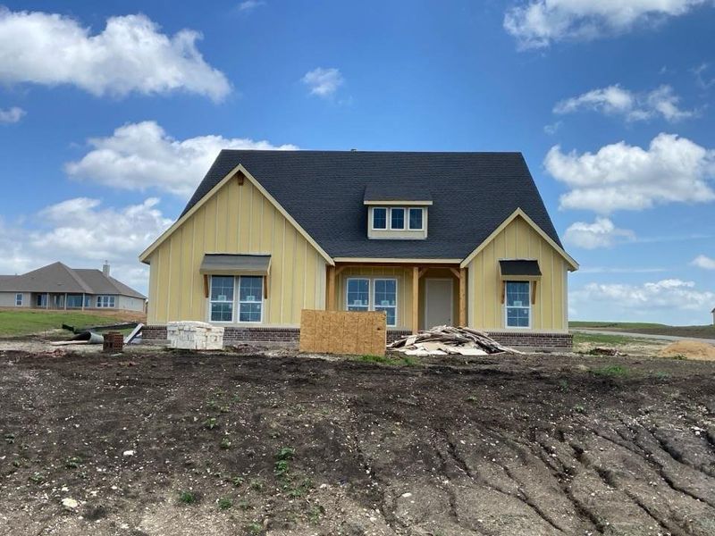 In-progress construction of a new home in Hillview Addition, Decatur, TX (Image 3).