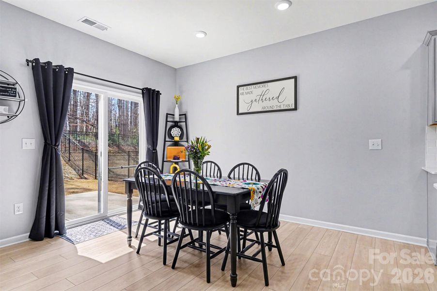 Furnished interior view inside a new home in Falls Cove at Lake Norman, Troutman (Image 10).