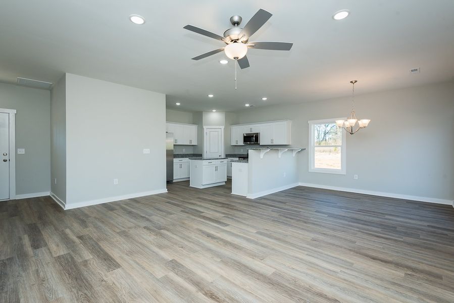 Representative unfurnished interior of a home built from the Brook C by Foundation Home Builders LLC in Pallini Place, Ossipee (Image 21).