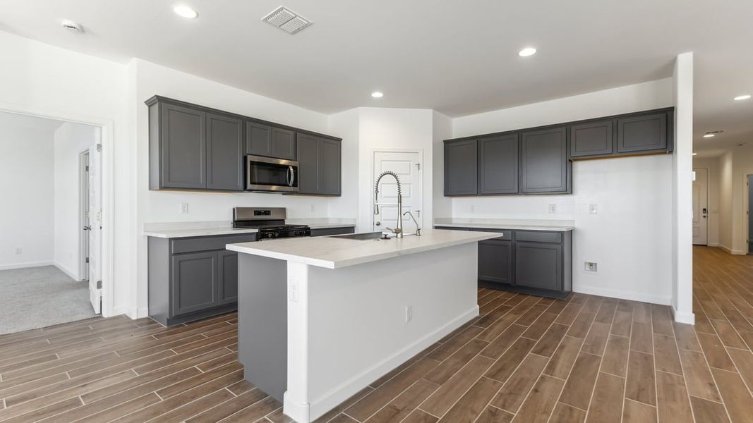 Furnished interior view inside a new home in Entrada Del Toro at Rancho Sahuarita, Sahuarita (Image 5).