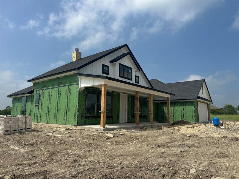 In-progress construction of a new home in , Weatherford, TX (Image 5).