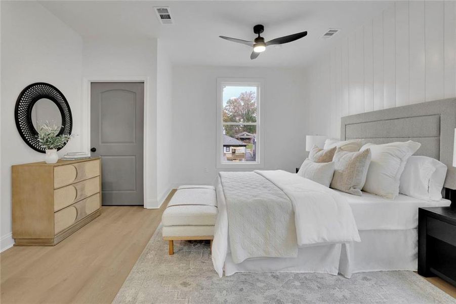 Furnished interior view inside a new home in , Atlanta (Image 43).