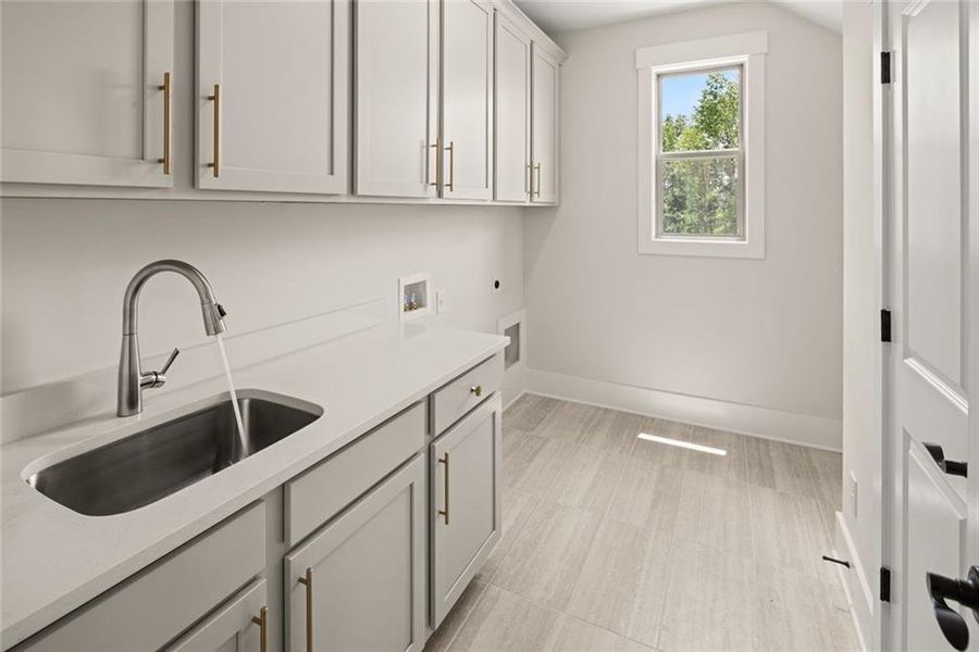 Furnished interior view inside a new home in Soleil Belmont Park, Canton (Image 14). Furnished interior view inside a new home in Soleil Belmont Park, Canton (Image 14).