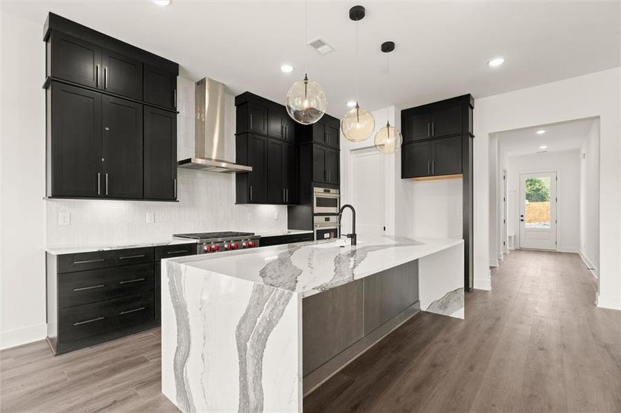 Furnished interior view inside a new home in , Alpharetta (Image 17).