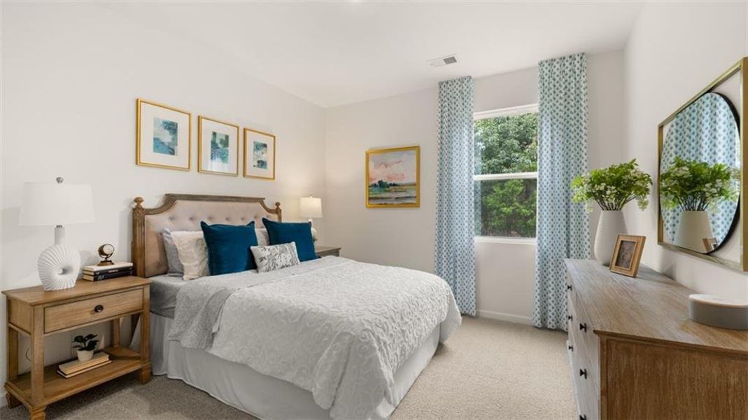 Furnished interior view inside a new home in Bridle Creek, Locust Grove (Image 14). Furnished interior view inside a new home in Bridle Creek, Locust Grove (Image 14).