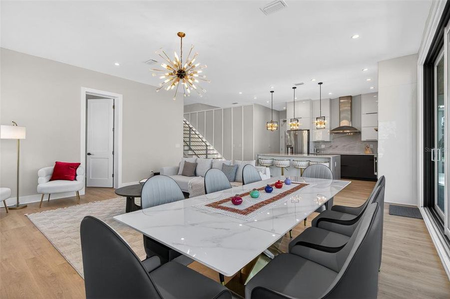 Furnished interior view inside a new home in , St. Petersburg (Image 6).